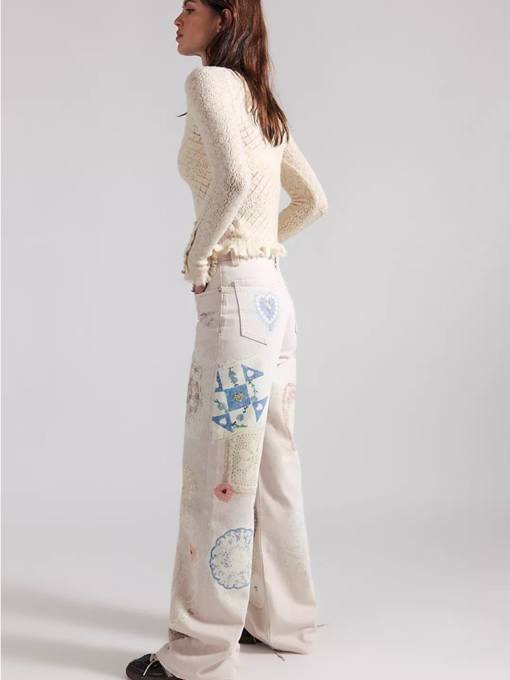 NWT We The Free Tinsley Printed Jeans/ size 27 - Picture 5 of 11